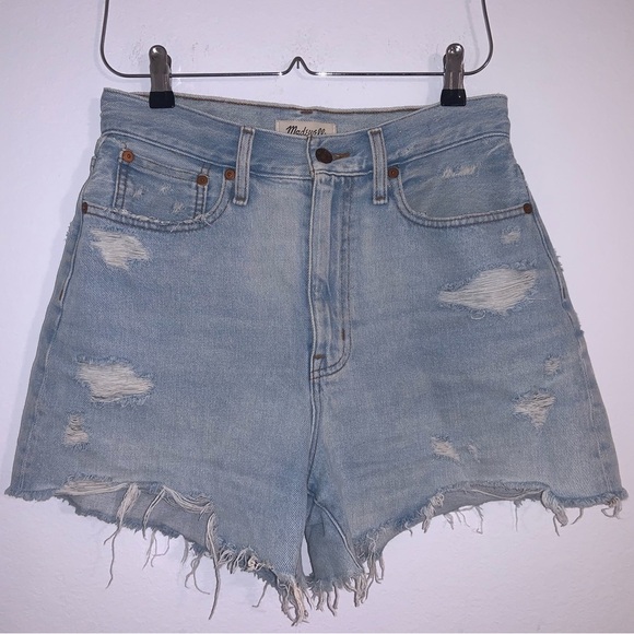 Madewell The MomJean Short Light Wash - Picture 6 of 15